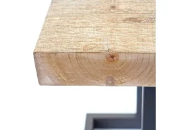 MCW Sitzhocker A15 Tanne Massiv* Klarlacke