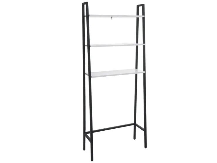 MCW Standregal K82 Marmor-Optik Weiß