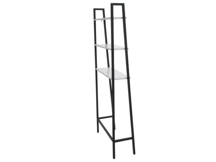 MCW Standregal K82 Marmor-Optik Weiß