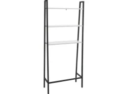 MCW Standregal K82 Marmor-Optik Weiß