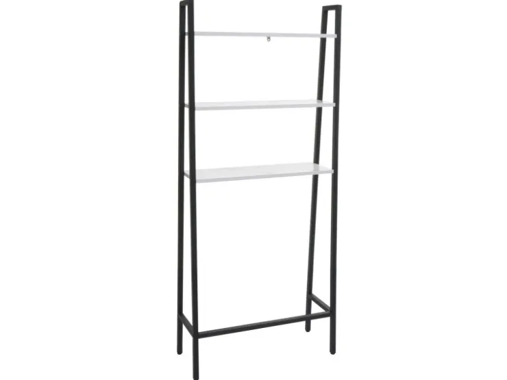MCW Standregal K82 Marmor-Optik Weiß