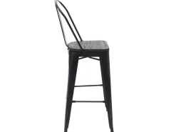MCW Stehtisch-Set A73 inkl. Holz-Tischplatte Metall 3-teilig Schwarz* Möbelserien