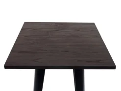 MCW Stehtisch-Set A73 inkl. Holz-Tischplatte Metall 3-teilig Schwarz* Möbelserien
