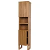 MCW Teak-Hochschrank M72 2 Türen 6 Fächer