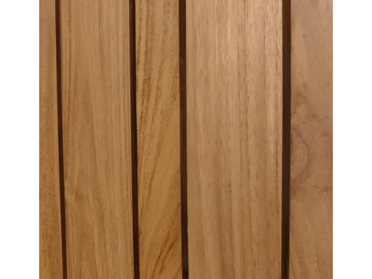 MCW Teak-Hochschrank M72 2 Türen 6 Fächer