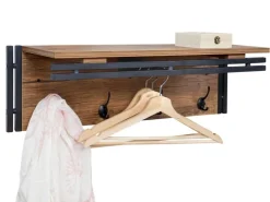 MCW Wandgarderobe A27 4 Haken 3D-Struktur Wild-Optik* Garderoben