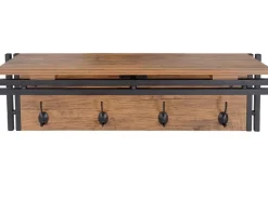 MCW Wandgarderobe A27 4 Haken 3D-Struktur Wild-Optik* Garderoben