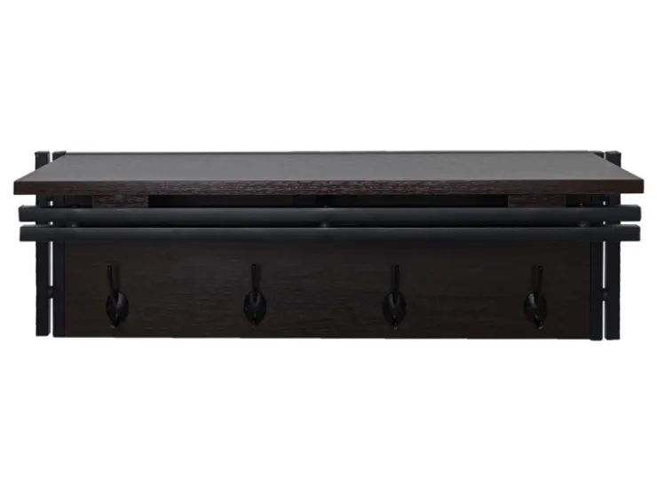 MCW Wandgarderobe A27 4 Haken 3D-Struktur* Garderoben