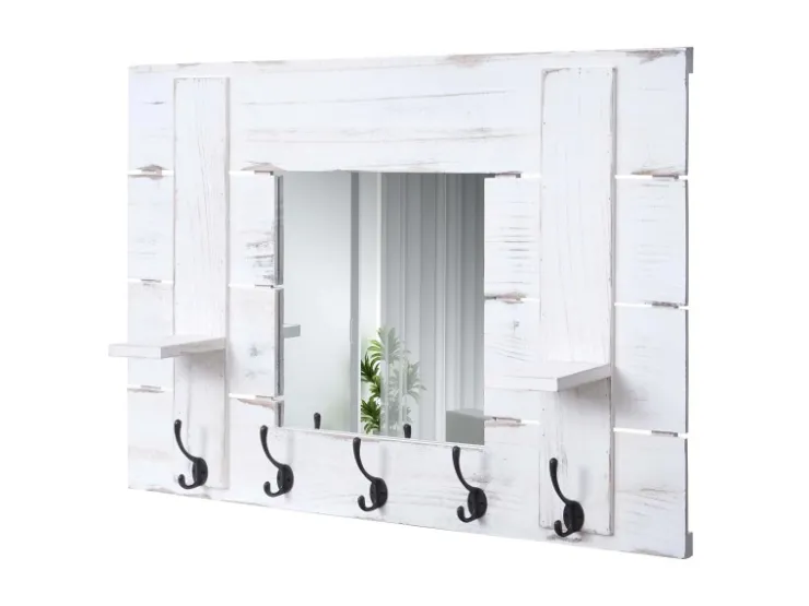 MCW Wandgarderobe C89 mit Spiegel Shabby
