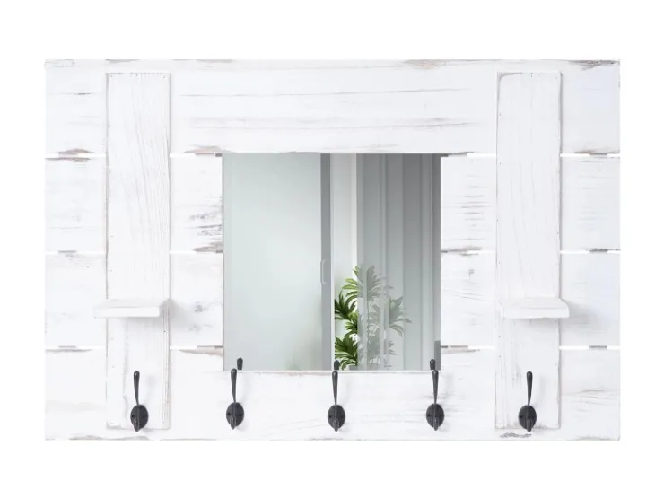 MCW Wandgarderobe C89 mit Spiegel Shabby