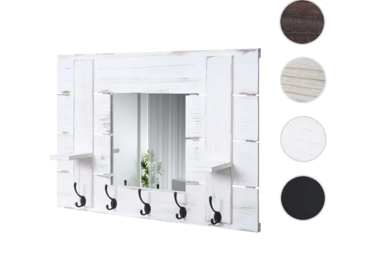 MCW Wandgarderobe C89 mit Spiegel Shabby