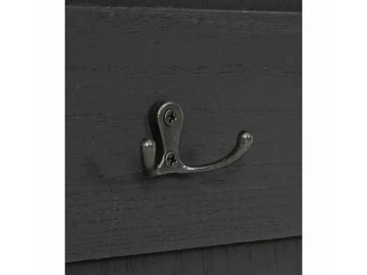 MCW Wandgarderobe D13 Dunkelgrau Shabby