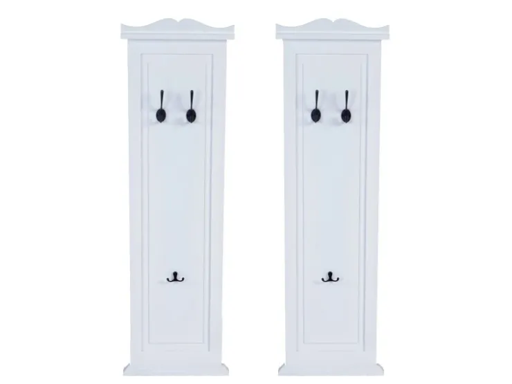 MCW Wandgarderobe H33 2er-Set Lackiert