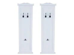 MCW Wandgarderobe H33 2er-Set Lackiert