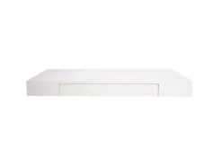 MCW Wandregal H37 Schublade 8x80x25cm Weiß