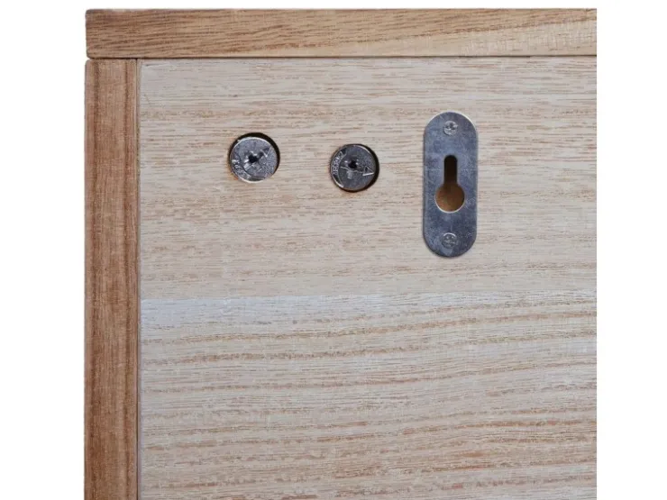 MCW Wandregal K49 Garderobe Wandgarderobe Regal 3 Staufächer 5 Haken 30x80x20cm Holz* Garderoben