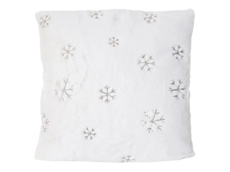 MCW Wohndecke mit Deko-Kissen Schnee 2-tlg.* Kissenbezüge|Bettwäsche