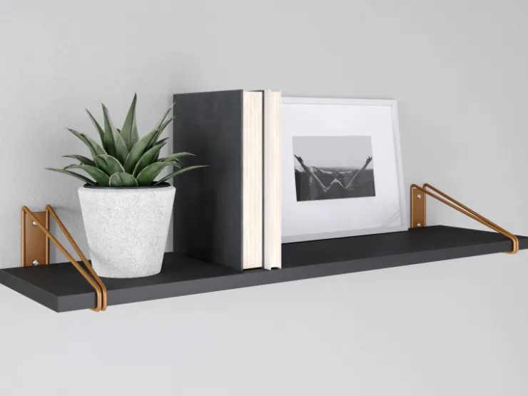 MDF-Wandregal Oldham 1,8 cm x 60 cm x 20 cm farben