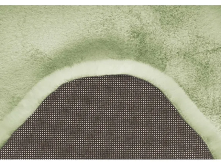 MeGusta Shaggy Hochflor Teppich Uni Mint Polyester 60x180 cm Catalina