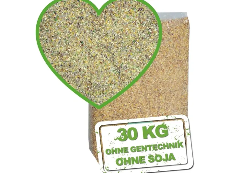 MeineHennen KÜKEN VITAL 30 Kg Premium Kükenfutter Kükenmischung mit Hirse und Leinsamenöl Alleinfuttermittel