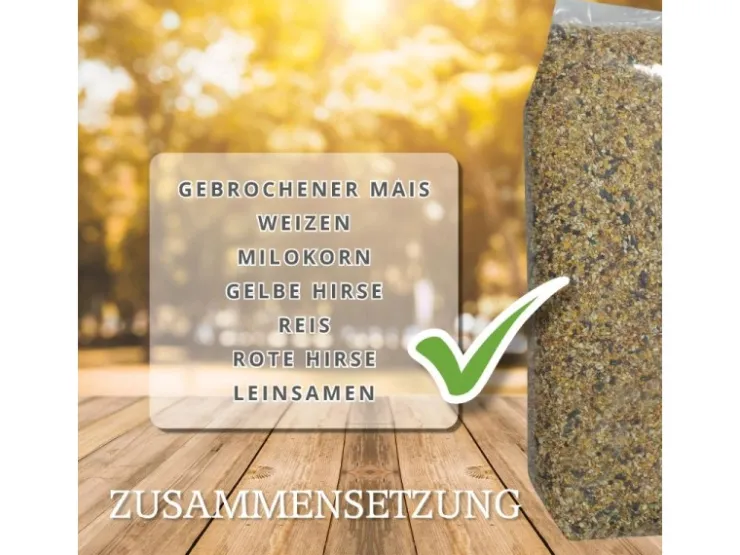 MeineHennen KÜKEN VITAL 30 Kg Premium Kükenfutter Kükenmischung mit Hirse und Leinsamenöl Alleinfuttermittel