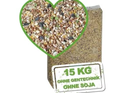 MeineHennen KÖRNER VITAL EXZELLENT Plus 15 Kg Premium Hühnerfutter Wachtelfutter Körnerfutter Geflügelfutter und Hennenfutter Alleinfutter