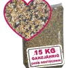 MeinWildvogel WILDVOGEL VITAL 15 kg Vogelfutter Ganzjahresfutter für Wildvögel und Gartenvögel Wildvogelfutter OHNE GENTECHNIK