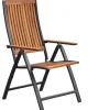 Merxx Gartensessel Athos Klappsessel Aluminium/Akazie