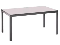 Merxx Taviano Set 5-tlg. 4 Klappsessel Gartentisch 150 x 90 cm Grau