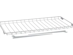 Metall-Flaschenregal 80 cm x 40 cm Weiß-Alu