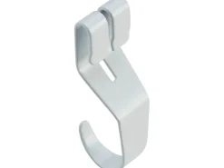 Metall-Multifunktionshaken 3 cm x 8 cm 3 Stück* Regal Weiß