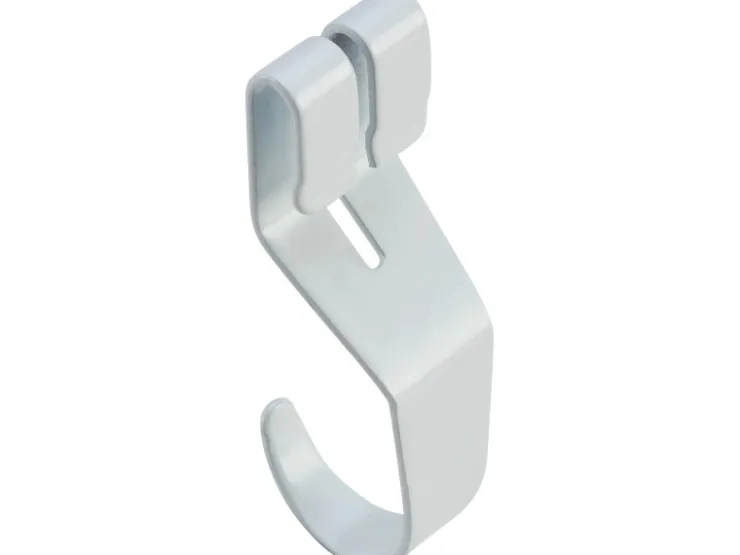 Metall-Multifunktionshaken 3 cm x 8 cm 3 Stück* Regal Weiß