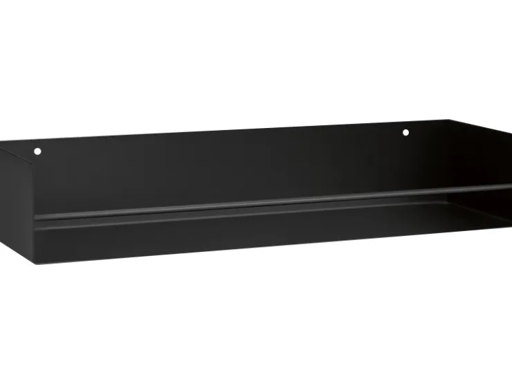 Metall-Regal Kenn 7 cm x 40 cm x 12 cm Schwarz matt