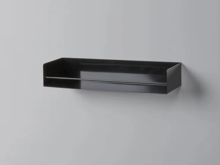 Metall-Regal Kenn 7 cm x 40 cm x 12 cm Weiß matt