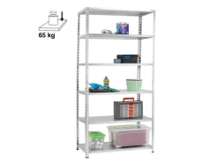OBI Metall-Schraubregal SR 100/65 Verzinkt 200 cm x 100 cm x 50 cm