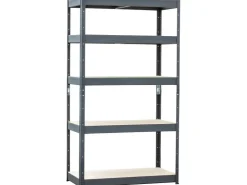 Metall-Schwerlastregal HEAVY Pulverbeschichtet 180 cm x 90 cm x 45 cm