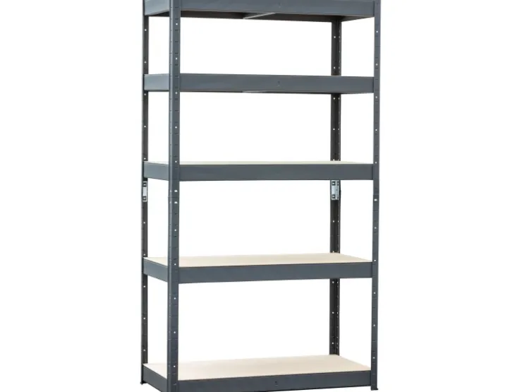 Metall-Schwerlastregal HEAVY Pulverbeschichtet 180 cm x 90 cm x 45 cm