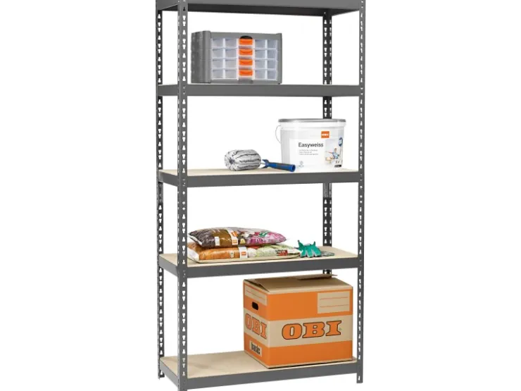 OBI Metall-Schwerlastregal SL 90/175 Lackiert 180 cm x 90 cm x 40 cm
