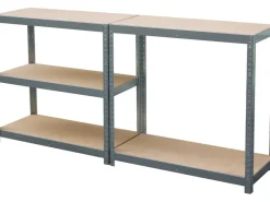 Metall-Schwerlastregal Verzinkt 180 cm x 90 cm x 40 cm* Kellerregale