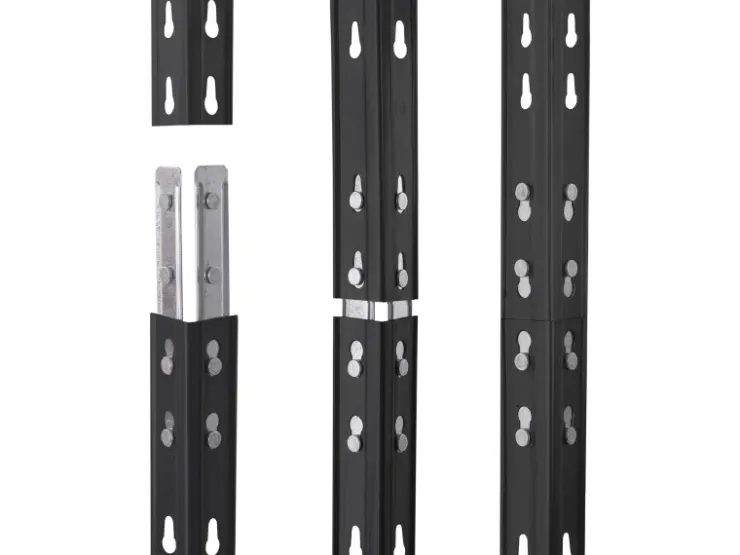 AR Shelving Metall-Schwerlast-Steckregal Rivet Anthrazit 180 cm x 90 cm x 45 cm 4 Böden* Holzregale