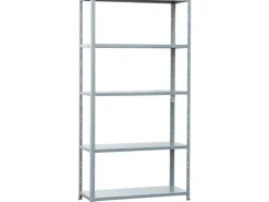 Metall-Steckregal MEDIUM Pulverbeschichtet 193 cm x 100 cm x 40 cm