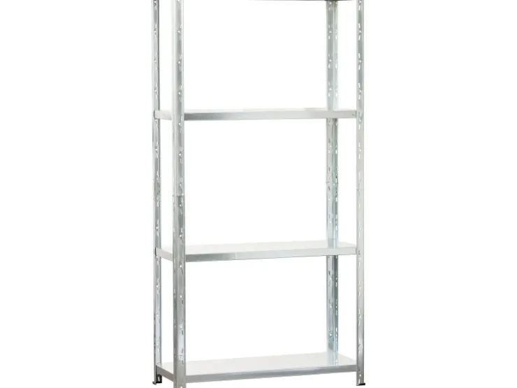 Metall-Steckregal MEDIUM Verzinkt 150 cm x 75 cm x 30 cm