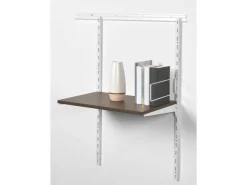 Metall-Trennschiene 10 cm x 31,5 cm Matt-Weiß 2er-Set* Kunststoffregale