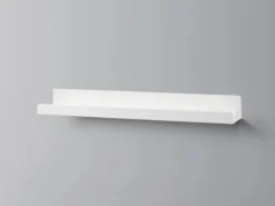 Metall-Wandregal Bix 80 cm x 9 cm x 6 cm Schwarz