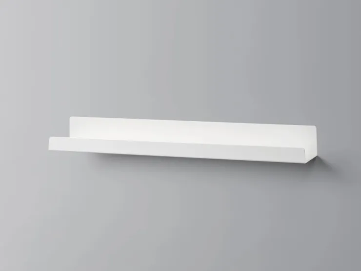 Metall-Wandregal Bix 80 cm x 9 cm x 6 cm Schwarz