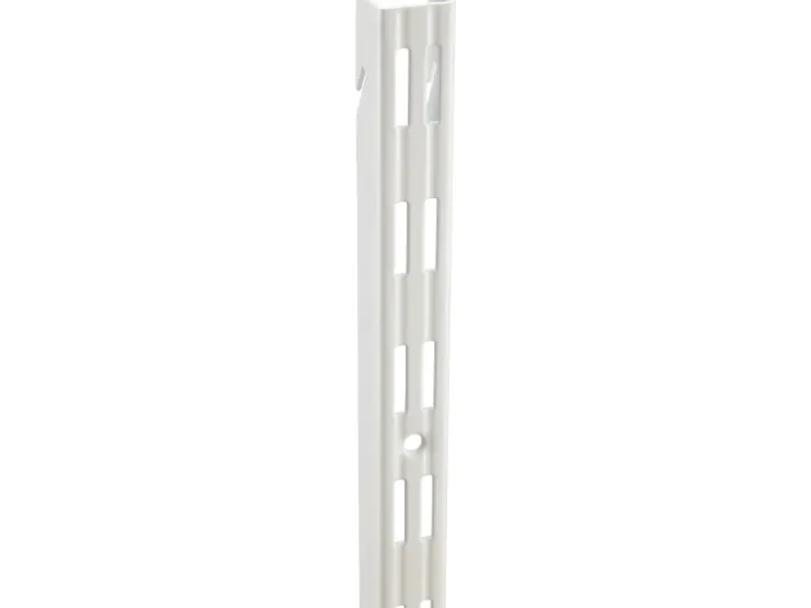 Metall-Wandschiene 2-reihig 150 cm Weiß* Wandregale|Kellerregale