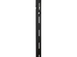 Metall-Wandschiene 1-reihig 100 cm Schwarz