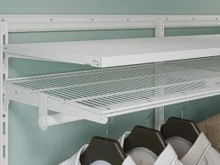 Metall-Wandschiene 1-reihig 50 cm Weiß* Wandregale|Regal Weiß