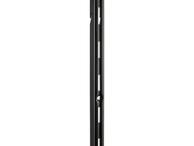 Metall-Wandschiene 1-reihig 150 cm Schwarz* Kellerregale|Regale Schwarz