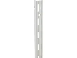 Metall-Wandschiene 2-reihig 200 cm Weiß